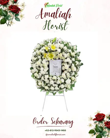 Krans Bunga Duka Campur Asri